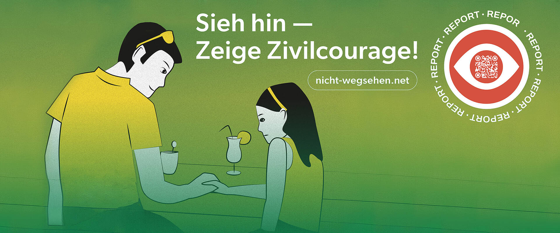 Nicht wegsehen!